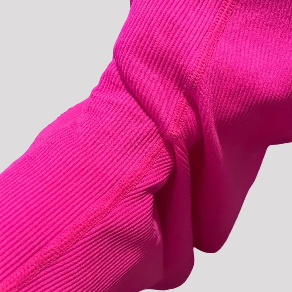 Fabletics Hot Pink Bike Shorts - Picture 4 of 4